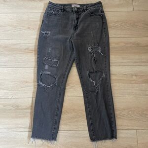 Black pacsun mom jeans